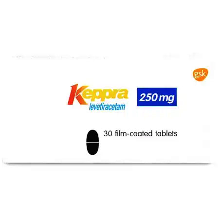 Keppra 250 mg Tablet 30 Pcs