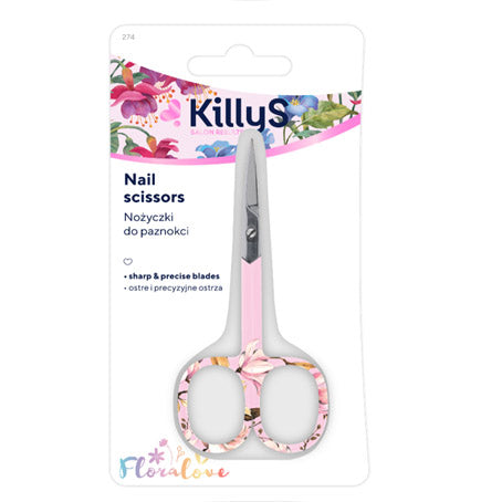 KillyS Nail Scissors – Floralove Collection Pink