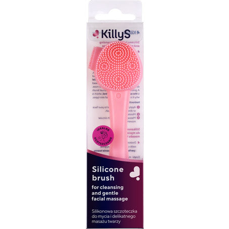 KillyS Silicone Facial Cleansing Brush Pink