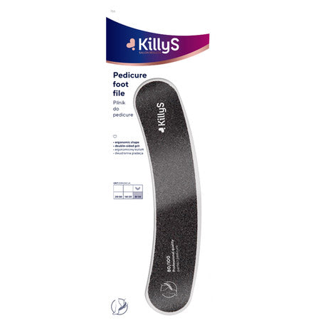 KillyS Pedicure File – Ergonomic Shape Double-Sided Grit