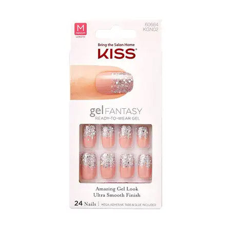 Kiss Gel Fantasy Nails - Real Short Length (KGN02C)