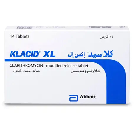 Klacid-XL 500 mg Tablet 14 Pcs