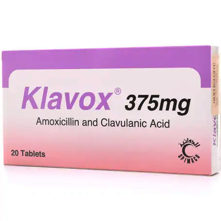 Klavox 375 mg Tablet 20 Pcs