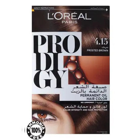 L'Oréal Prodigy Hair Coloring Frosted Brown 4.15