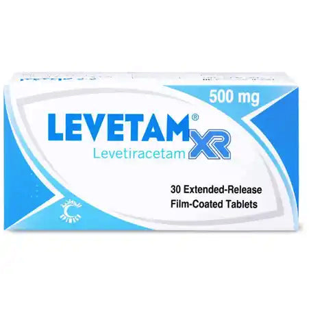 Levetam XR 500 mg 30 Tablets