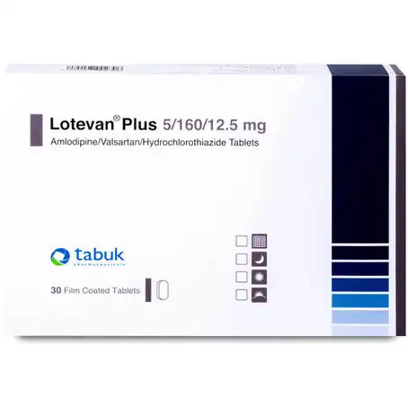 Lotevan Plus 5/160/12.5 mg Tablets 30 Pcs