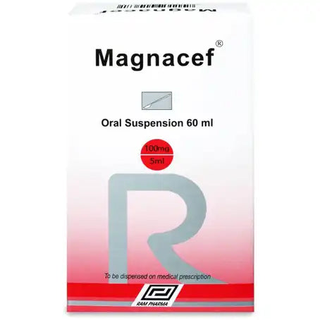 Magnacef 100 mg Suspension 60 ml