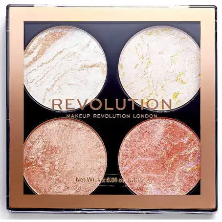 Makeup Revolution Cheek Kit Take A Breather- Multicolors