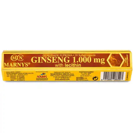 Marnys Ginseng 1000 mg - 30 Capsules