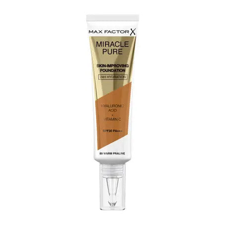 Max Factor Miracle Pure Foundation - 89 Warm Praline (30 ml)