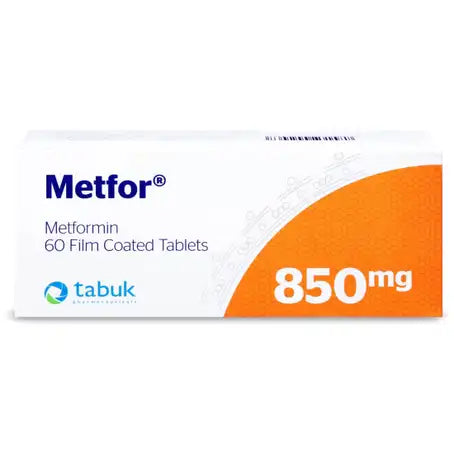 Metfor 850 mg Tablet 60 Pcs