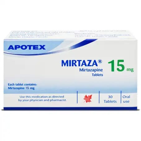 Mirtaza 15 Mg 30 Tablet