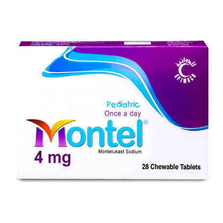 Montel 4mg 28 Chew Tablets