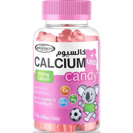 Mothernest Calcium + Vitamin D + Magnesium 60 Candy