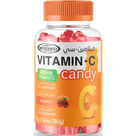 Mothernest Vitamin C 400 mg 36 Raspberry Gummies