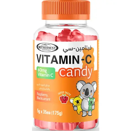 Mothernest Vitamin C 60 mg 35 Raspberry Candy