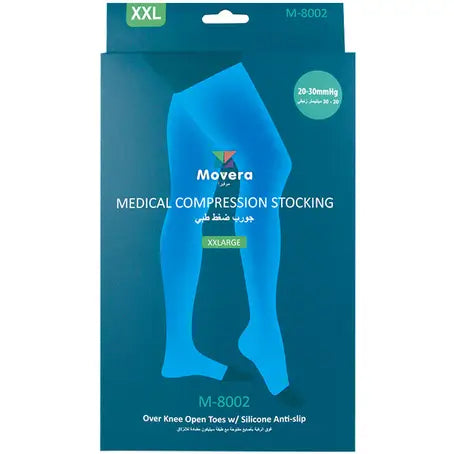 Movera Above Knee Stockings Open Toes Xxl