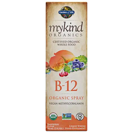 My Kind Organics B12 Organic 500 Mcg Spray 58 Ml Raspberry Flavour