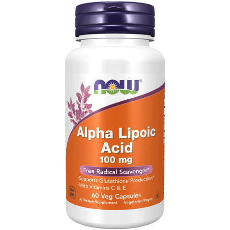 NOW Foods Alpha Lipoic Acid 100 mg 60 Capsules