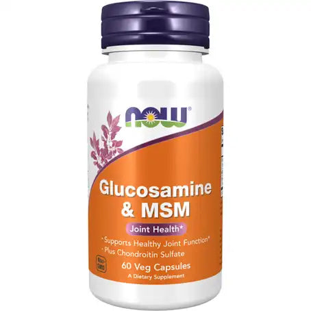 NOW Foods Glucosamine & MSM 60 Capsules