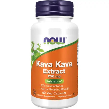 NOW Foods Kava Kava Extract 250 mg 60 Capsules