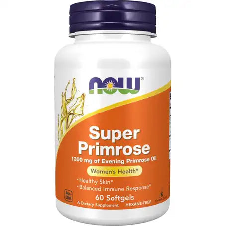 NOW Foods Primrose Oil 1300 mg For Women 60 Softgels