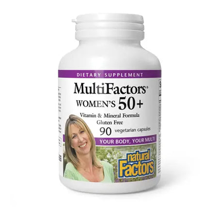 Natural Factors MultiFactors Women's 50+ Multivitamin & Minerals 90 Capsules