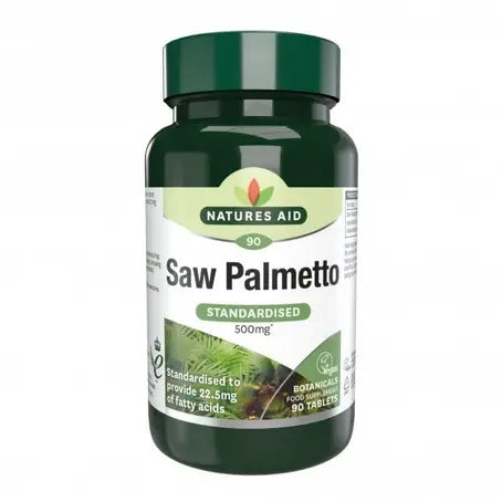 Nature's Aid Saw Palmetto 500mg - 90 Tablets