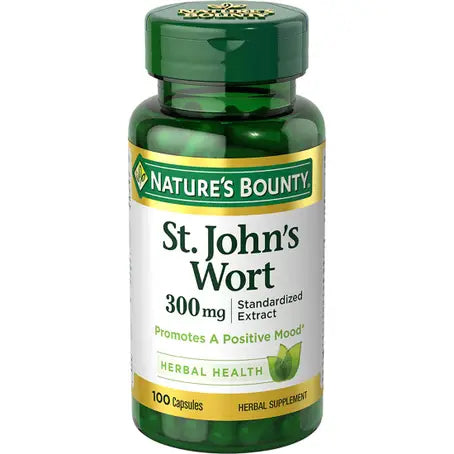 Nature's Bounty St. John's Wort 300 mg, 100 Capsules