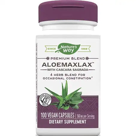 Nature's Way Aloemaxlax With Cascara Sagrada 360 mg 100 Capsules