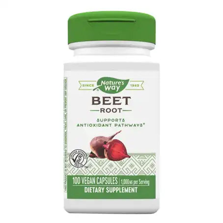 Nature's Way Beet Root 1000 mg 100 Capsules