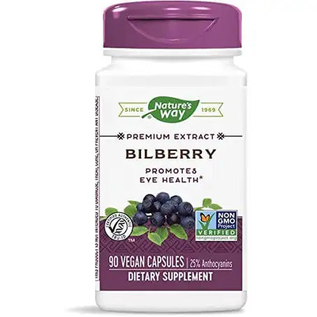 Nature's Way Bilberry For Eye Health 90 Capsules