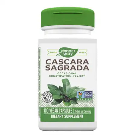 Nature's Way Cascara Sagrada 350 mg 100 Capsules