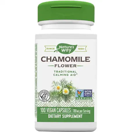 Nature's Way Chamomile Flower 700 mg 100 Capsules