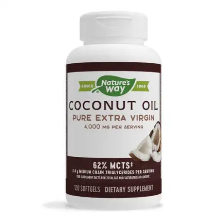 Nature's Way Coconut Oil 4000 mg 120 Softgels