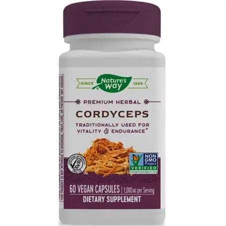 Nature's Way Cordyceps 1000 mg 60 Capsules