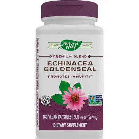 Nature's Way Echinacea Goldenseal 900 mg 180 Capsules