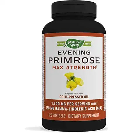 Nature's Way Evening Primrose 1300 mg For Women 120 Softgels