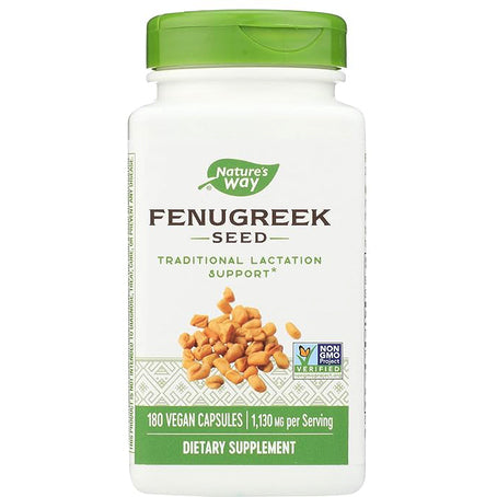 Nature's Way Fenugreek Seed 1220 mg 100 Capsules