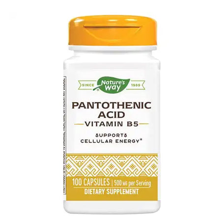 Nature's Way Pantothenic Acid 500 mg 100 Capsules