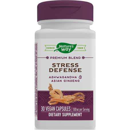 Nature's Way Stress Defense Ashwagandha & Asian Ginseng 30 Capsules