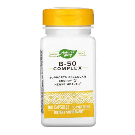 Nature's Way Vitamin B-50 Complex 100 Capsules