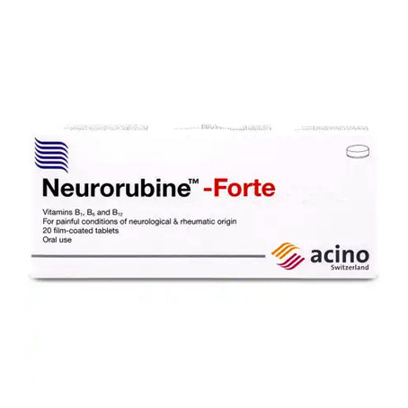 Neurorubine Forte Vitamin B Complex 20 TabletsD