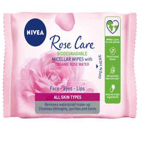 Nivea Cleansing Face Wipes, All Skin, 25 Wipes