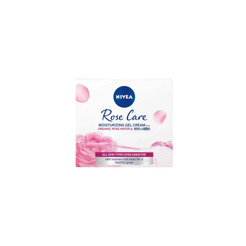 Nivea Face Cream Gel, Organic Rose, 50Ml