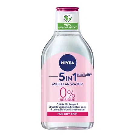 Nivea Face Makeup Remover, Dry &  Sensitive Skin, 400ml