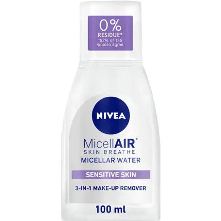 Nivea Face Makeup Remover, Sensitive 100ml