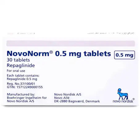 Novonorm 0.5 mg Tablet 30 Pcs