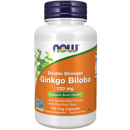 Now Foods Ginkgo Biloba 120 mg 100 Capsules