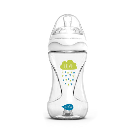 Nuvita Baby Bottle Plastic Anti Colic Clear & White 250 Ml